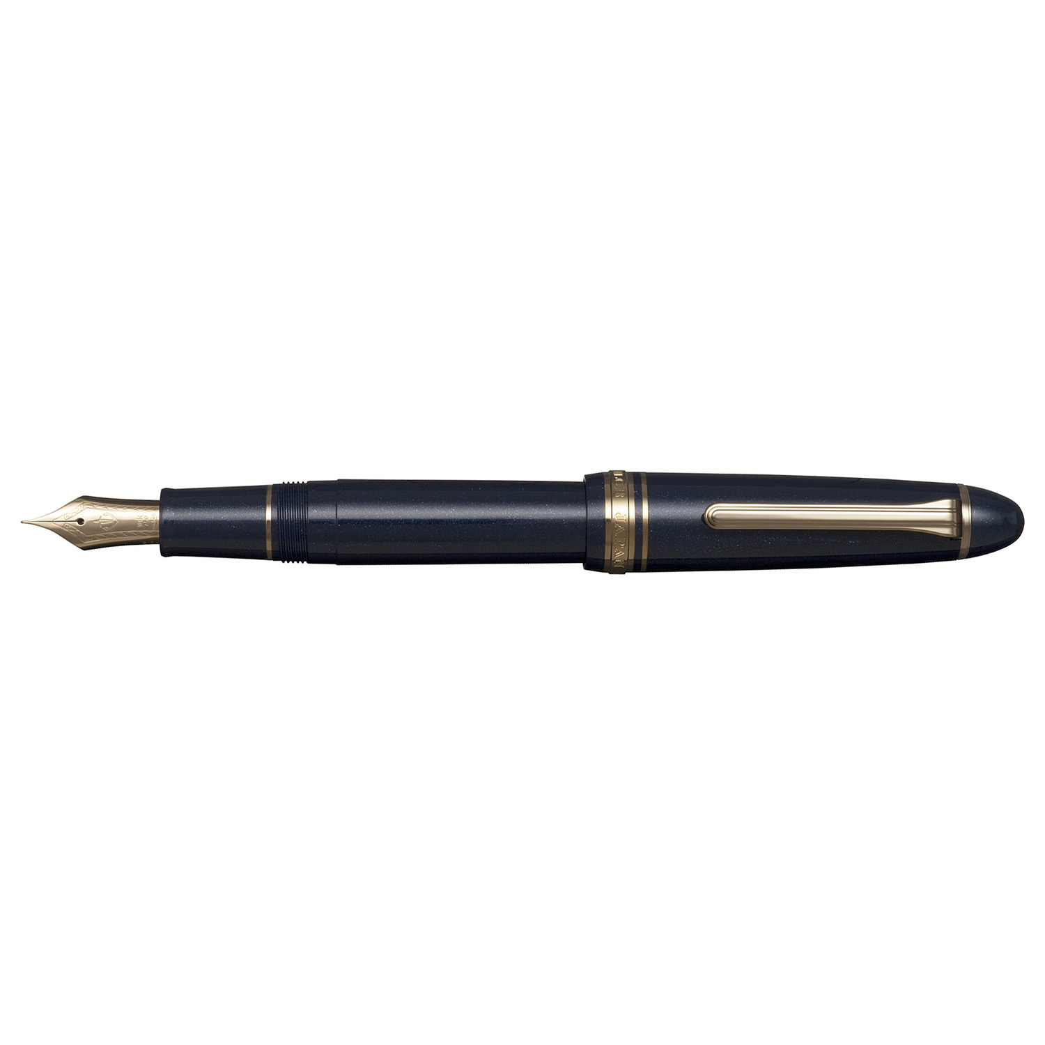 Sailor 1911L 18k Shining Blue GT Fountain pen - Vulpen / Fountain